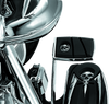 Kuryakyn Zombie Brake Pedal Pad for Harley-Davidson FL Models Chrome