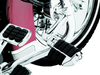 Kuryakyn Longhorn Offset Dually ISO Pegs with 1-1/4 Inch Clamps in Chrome