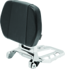 Kuryakyn Neo Driver & Passenger Backrest Chrome – Versatile Luggage Rack and Back Support System for Powersports Vehicles