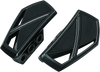 Kuryakyn Phantom Mini Boards Black – Durable Aluminum Footrests with Traction and Vibration Dampening