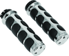 Kuryakyn ISO Grips Without Throttle Boss for Harley-Davidson with Dual Cables, Chrome - Part 6205
