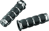 Kuryakyn ISO Grips Without Throttle Boss for Harley-Davidson with Dual Cables, Chrome - Part 6205