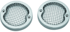 Kuryakyn Mesh Turn Signal Bezels 3-1/4 inch Chrome for Harley Davidson Touring Models