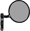 CRG Hindsight/Bar End Round Side View Mirror - Right - Black - HS-100-R