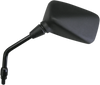EMGO Side View Mirror - Rectangle Black for Left Side 20-43122