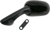EMGO Side View Mirror - Oval Black Left Side 20-87082