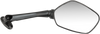 EMGO Side View Mirror - Polygon Design, Black Finish - Right, Part 20-61721