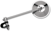 EMGO Round Side View Mirror with 8-Inch Stem – Chrome Finish – Part Number 20-06808
