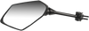 EMGO Side View Polygon Mirror - Left - Black - Part Number 20-49292
