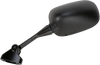 EMGO Side View Mirror - Rectangle Black Left Model 20-37352