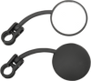 EMGO Enduro Side View Round Mirror Pair - Black, Part No. 20-64586