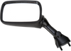EMGO Side View Mirror - Rectangle Black Left Model 20-97222