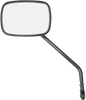 DRAG SPECIALTIES Die-Cast Side View Mirror – Long Black Left/Right (Part Number 302110BLK)