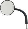 BILTWELL 6503-400-131 Utility Round Side View Mirror with Black Perch for Harley-Davidson and More