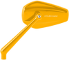 Arlen Ness Mini/Stocker Side View Mirror - Hexagon Gold - Right, Part No. 13-154