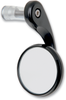 Todd's Cycle BSMR-2 Shooter Side View Round Mirror - Black for Handlebar Mounting