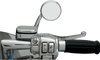 TODD'S CYCLE Shooter Side View Mirror - Round Chrome - Right Side - Part Number SMR-1