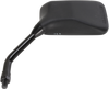 PARTS UNLIMITED GX Side View Mirror - Rectangle Black Left Part #17007