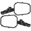 Moose Offroad Elite Side View Mirror Kit - Black MEMIRKIT-ES1CCS with Custom Clamp System