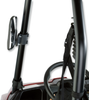 Moose Offroad 56-18080A Side View Rectangular Mirror with Pivoting Clamp, Black