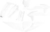 UFO Body Kit for KTM SX Models 2019-2022 – White, Part Number KTKIT522F@042