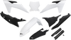 UFO Body Kit for KTM SX 2023-2024 - White and Black, Part Number KTKIT529F@222