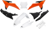 UFO Body Kit for KTM SX '25 - Black, Orange & White - Part Number KTKIT532F@444