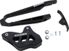 T.M. Designworks Chain Guide and Slider Kit for KTM and Husaberg – Black DCK-ORK-BK