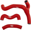Moose Offroad OEM Fit Radiator Hose Kit in Red for Gas Gas, Husqvarna, and KTM - Part Number KTM-45-RD