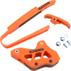 T.M. Designworks Chain Guide and Slider Kit for KTM - Orange KTM-230-OR
