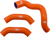 MOOSE OFFROAD Race Fit Radiator Hose Kit for Husqvarna and KTM - Orange - Part KTM-118-OR