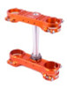 XTrig ROCS Tech Triple Clamp for KTM 125-500, GasGas, Husqvarna – 22 mm Offset M12, Orange