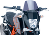 PUIG HI-TECH PARTS New Generation Windscreen for KTM 690, 10-1/2" Dark Smoke - Part Number 6009F