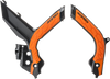 ACERBIS X-Grip Frame Guards for KTM 2016 OEM Orange/Black - Part 2733445229