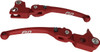 FLO MOTORSPORTS Mx Style Lever Set Red for Harley Davidson '17-'20 FLH/Flt - Part Number HD-809R