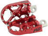 FLO MOTORSPORTS BMX Style Foot Pegs in Red - Part Number FPEG-800V3R