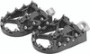 FLO Motorsports BMX Style Foot Pegs Black - Part Number FPEG-800V3BLK