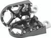 FLO Motorsports BMX Style Foot Pegs Black - Part Number FPEG-800V3BLK
