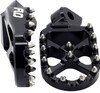 FLO MOTORSPORTS Pro Series Foot Pegs for Suzuki - Black Part FPEG-796BLK