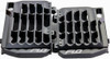 FLO Motorsports High Flow Radiator Braces Black - Part FLO755BLK