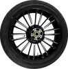 Coastal Moto Atlantic Rear Wheel - Black Cut (18-inch) with Dunlop Tire (180/55B18) for Harley FLHXST/FLTRXST/FLRT Models
