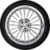 COASTAL MOTO Atlantic Rear Wheel - Chrome 18-Inch with Dunlop AE Tire (180/55B18) - Part Number PKG-ATL185CH-24ABST