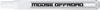 MOOSE OFFROAD Tire Pen - White Q15-6018W for Precise Rubber Marking and Detailing