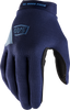 100-Percent Ridecamp Women's Gloves Navy/Slate Small - Durable and Comfortable Performance Gloves