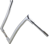 FAT BAGGERS INC. 1-1/2" EZ Install Pointed Top Handlebar - 16" Chrome (Part 807016)
