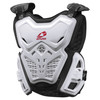 EVS F2 Roost Deflector White XL – High-Impact Motorcycle Chest and Back Protector for Riders Over 190 lbs