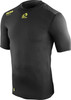 EVS Short Sleeve Tug Shirt Black Small with Breathable Performance Fabric (Part No. TUGTOPSS-BK-S)