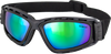 Bobster Freedive Goggles M Black Gray with Blue/Green Reflective Lenses