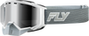 Fly Racing Zone Elite Snow Goggle Grey/White with Black Mirror Plrzd Smoke Lens - Part 37-4111