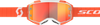 SCOTT Fury Goggle Orange Chrome Works - Enhanced Field of Vision and Anti-Fog Technology